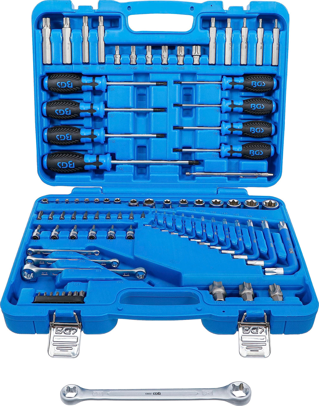 BGS 7849 | Werkzeugsortiment | E-Profil/T-Profil (für Torx) | 84-tlg.