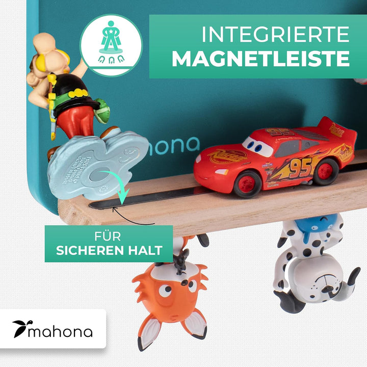 mahona Tonie Regal - kompatibel mit Toniebox &amp; Tonie Figuren Aufbewahrung - Platz für bis zu 27 Figu
