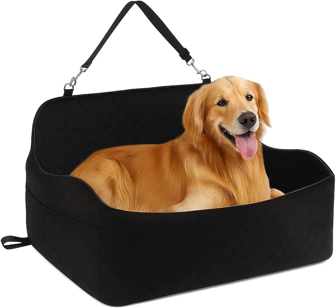 Hunde Autositz für grosse &amp; mittelgrosse Hunde bis 25 kg | Autositze mit Dicker Polsterung, Sicherhe