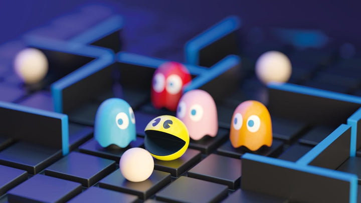 Gigamic, Quoridor PAC-MAN, Familienspiel, Holzspiel, 2-5 Spieler, Ab 8+ Jahren, 15 Minuten, Deutsch,