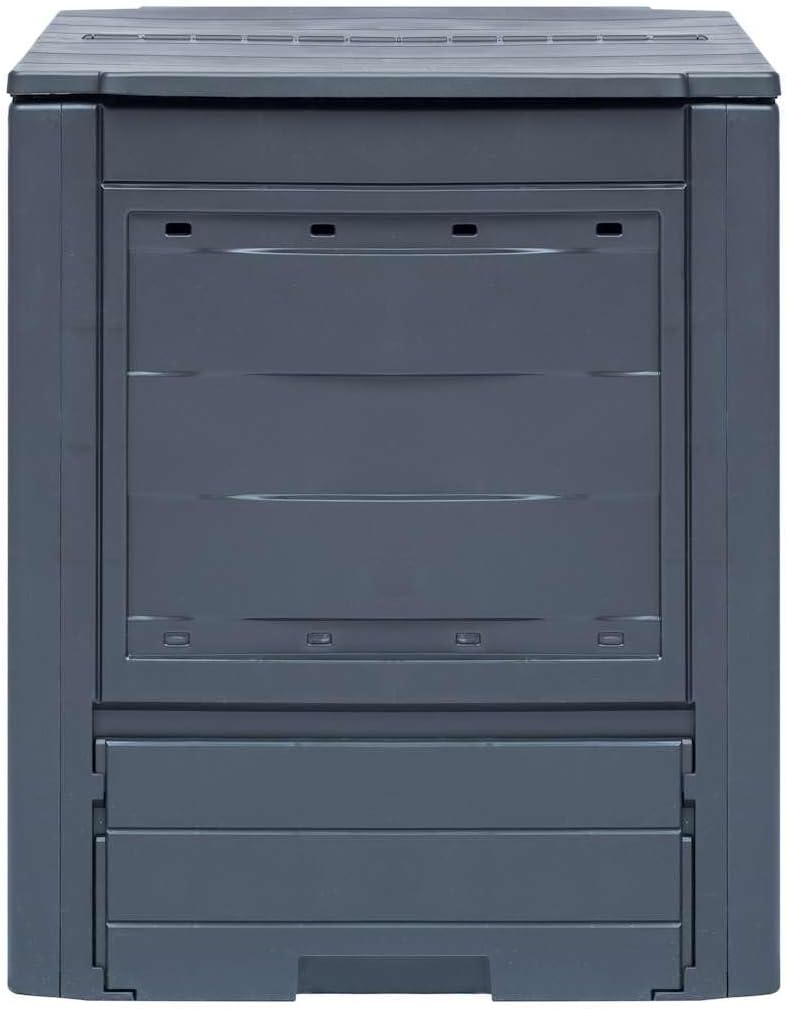 vidaXL Gartenkomposter 3 STK. Grau 60 x 60 x 73 cm 780 L, 780 l