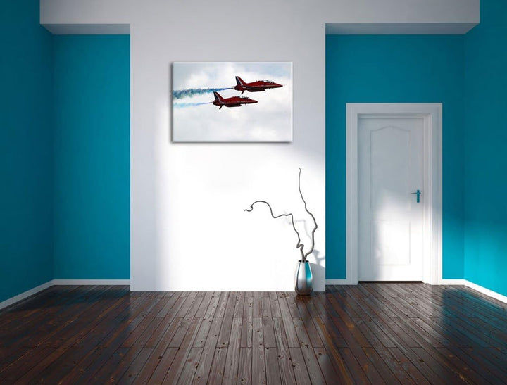 Pixxprint Royal Air Force 100x70cm Leinwandbild Wandbild Kunstdruck, 100x70