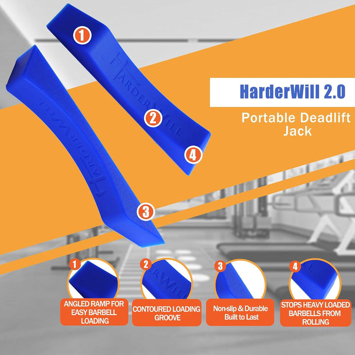 Harderwill Deadlift Wagenheber Alternative zum einfachen Be- und Entladen von Hantelscheiben, perfek