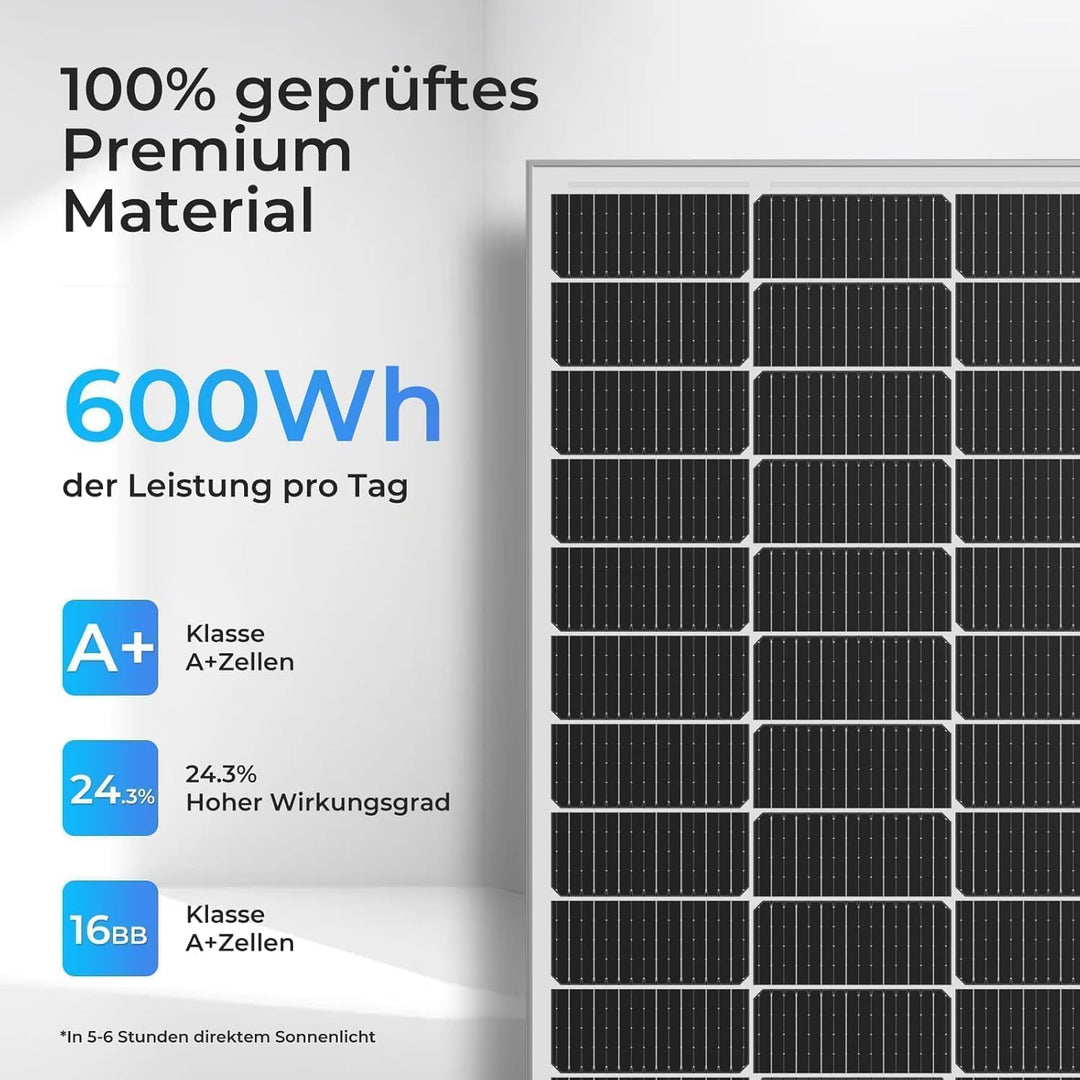 18BB 800Watt Solarpanel, N-Type 12 V 4 * 200 W Solarmodul,Hocheffiziente Monokristalline PV-Module,