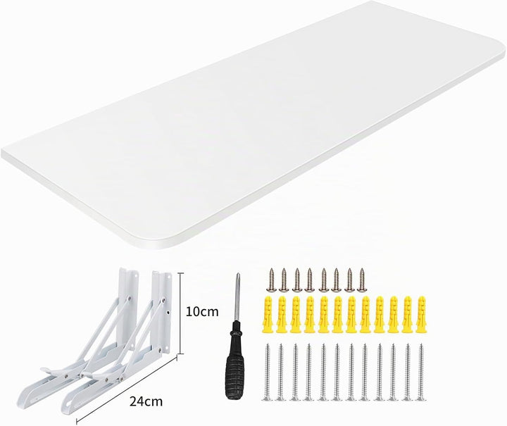 Wandklapptisch aus Holz, Küchentisch, Wandklapptisch, Schwebetisch, Computertisch-A, 60 * 30 * 1,6 c