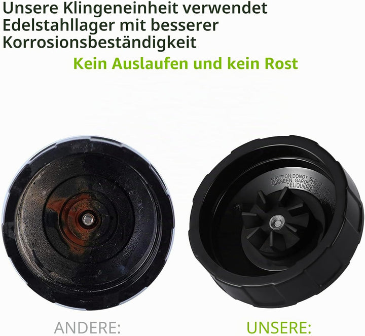 für Mixer Blade Ersatz 7 Flossen für Ninja Pro Extractor Blade Kompatibel mit Nutri Ninja Auto iQ BL