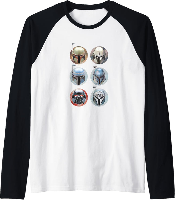Star Wars: The Mandalorian Bounty Hunter Helmet Circles Raglan