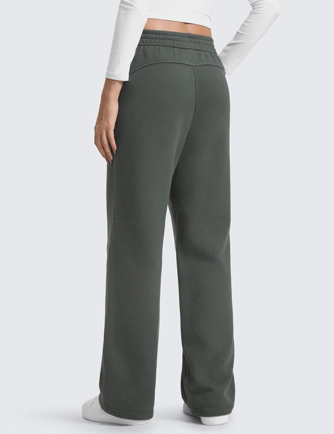 CRZ YOGA Fleece Gefütterte Sweatpants 71/76/81 cm | Gerade Bein, Mittelschwer, Casual, Weich, Atmung
