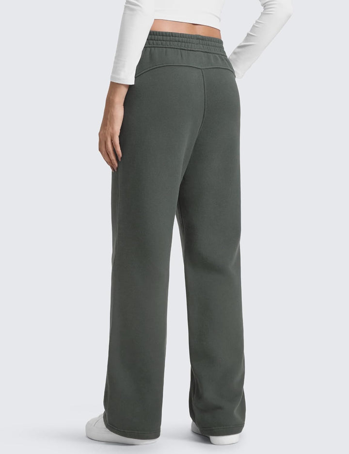 CRZ YOGA Fleece Gefütterte Sweatpants 71/76/81 cm | Gerade Bein, Mittelschwer, Casual, Weich, Atmung