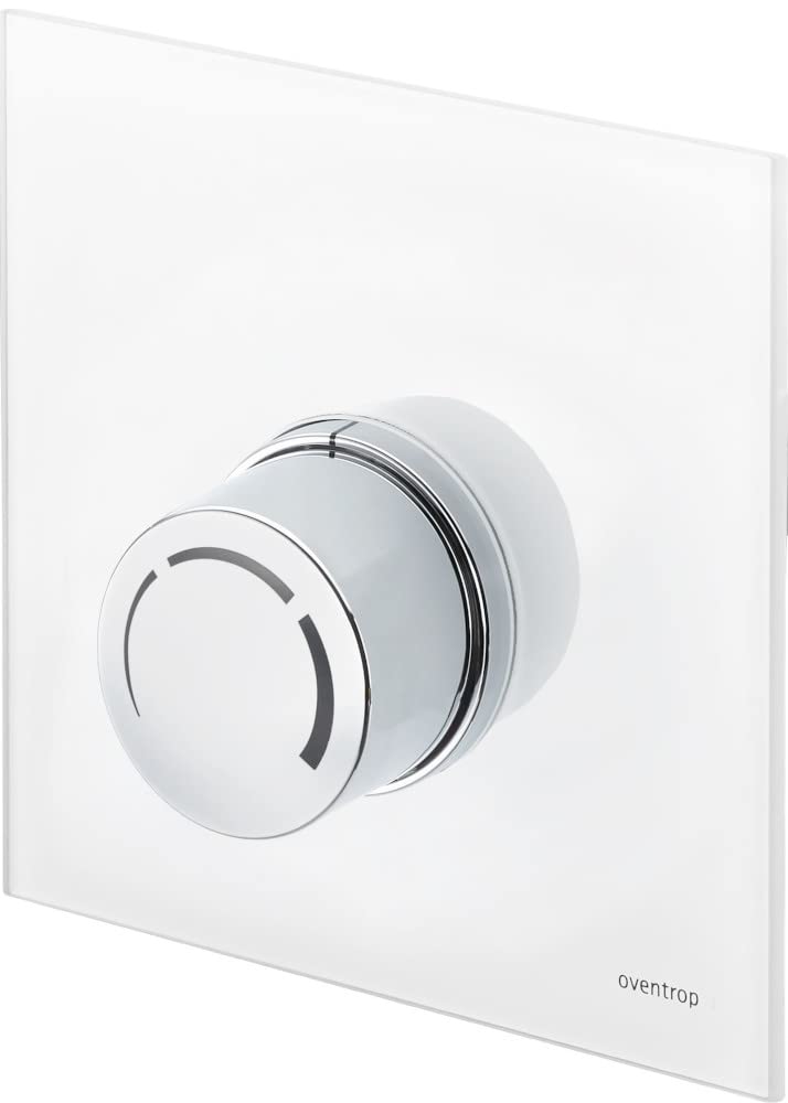 Oventrop Abdeckung Echtglas weiss für Unibox RTL vario