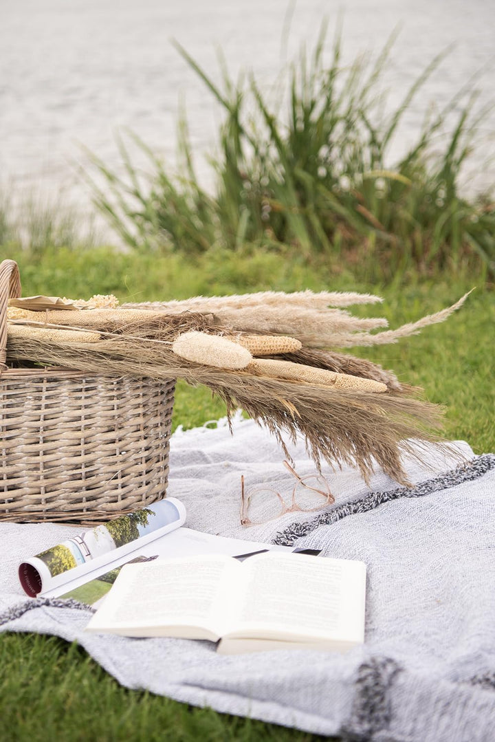 Clayre &amp; Eef W4RO0005 Korb Rattan Ca. 51 x 22 x 40 cm