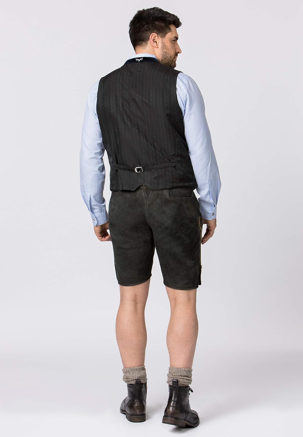 Stockerpoint Trachtenlederhose Corbi4 48 Graphit Gespeckt, 48 Graphit Gespeckt