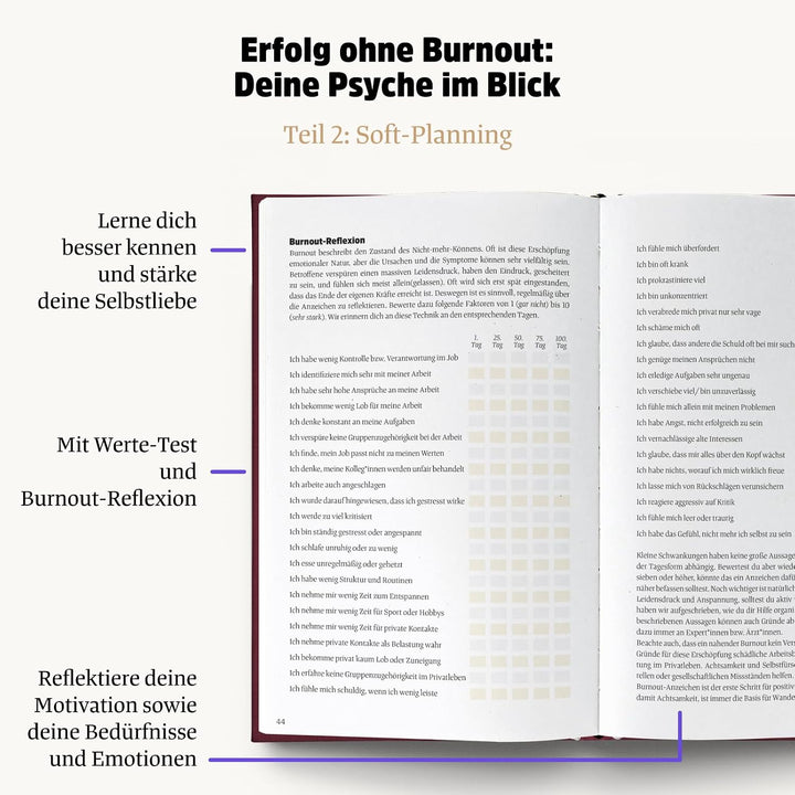 Ein gutes Projekt: achtsames erfolgsjournal für 100 Tage | Ziele erreichen ohne Burnout | klimaneutr
