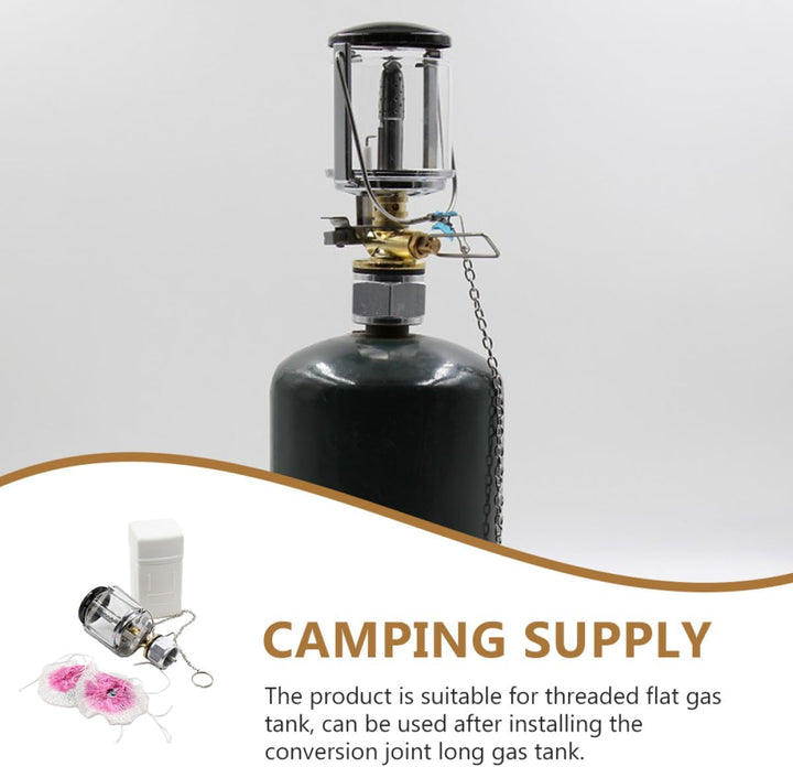 UPKOCH Campinglampe Gaslaterne Mapp Gas Propangas Outdoor Lampe Mit Abdeckung Tragbare Notlampe Für