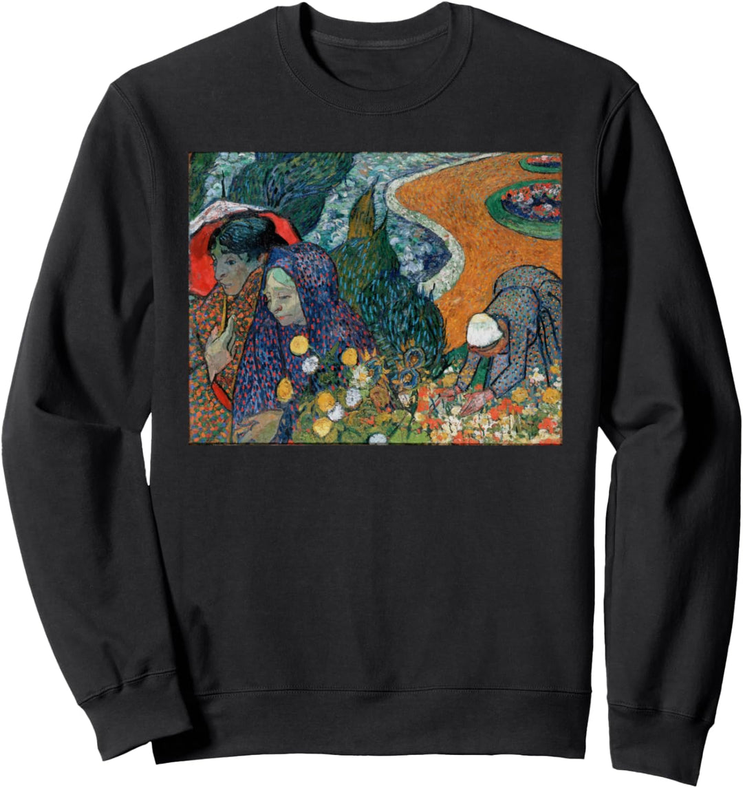 Gardens Vincent van Gogh Art Painting Sweatshirt