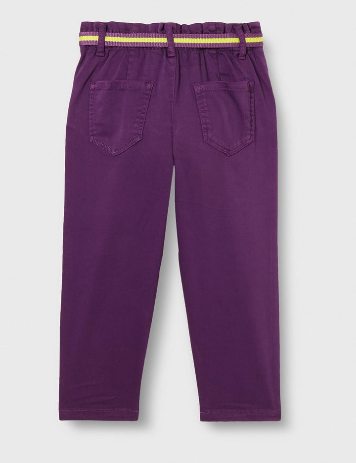 s.Oliver Mädchen Hose mit Gürtel, Mom Fit, 134