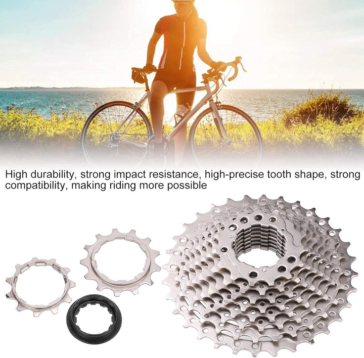 Alomejor Bike Freewheel 10 Speed 11-32T Mountainbike-Kassette Passend für MTB Bike Road Bicycle Re