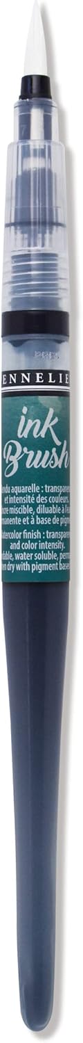 SENNELIER 10-131695-807 Tintenpinselstift Pinselstift, Synthetik Papier, Intensives Grün, 0.22 oz 0.