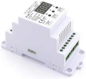 meanLED S1-DR MKII 2-Kanal DMX Dimmerpack 230V 2x1,5A, DMX Dimmer und LED-Controller für die Hutschi