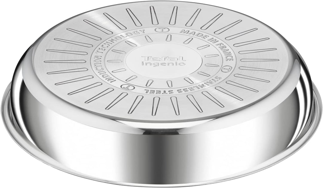 Tefal Ingenio Preference Bratpfanne 26 cm, stapelbar, Edelstahl, sichere Antihaftbeschichtung, Induk
