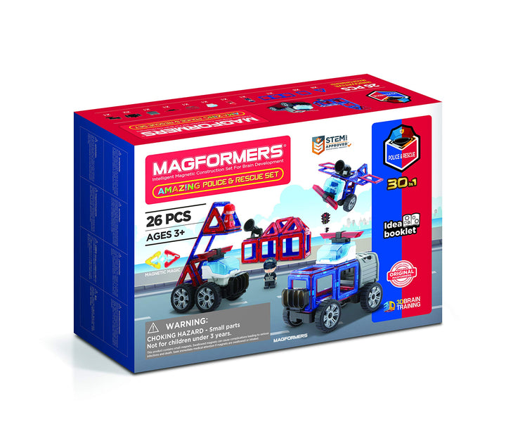 Magformers Amazing Police &amp; Rescue Set