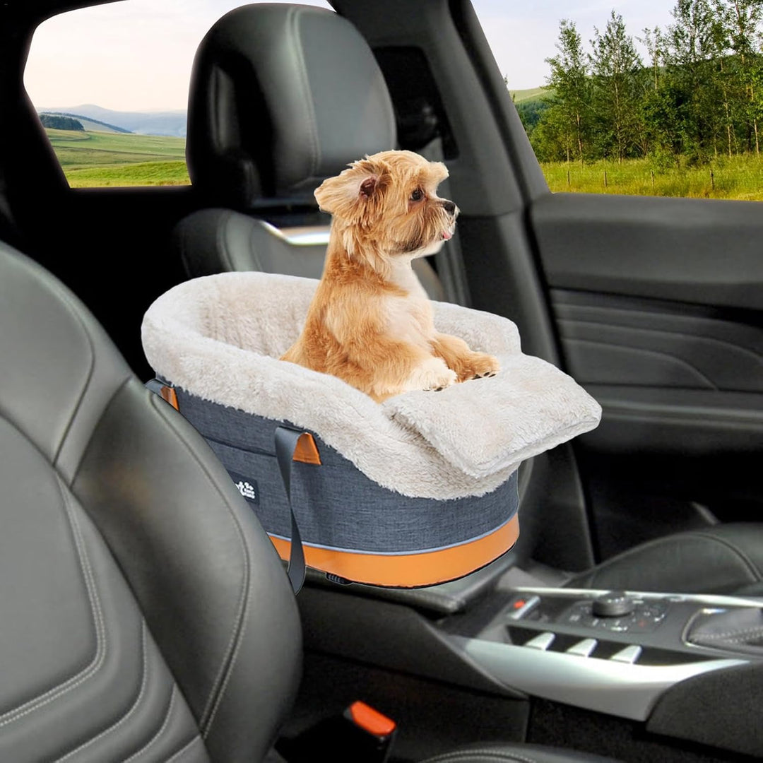 Hunde-Autositz-Konsole, tragbarer Haustier-Autositz, Armlehne, Mittelkonsole, Haustier-Autositz, Hau