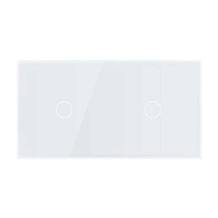 Touch Dimmer Lichtschalter Wandschalter Schalter Unterputz mit Glasblende in weiss