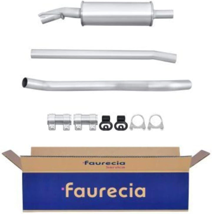 HELLA 8LB 366 021-201 Vorschalldämpfer - Easy2Fit® Kit - vorne - dreiteilig - Set mit Anbauteilen