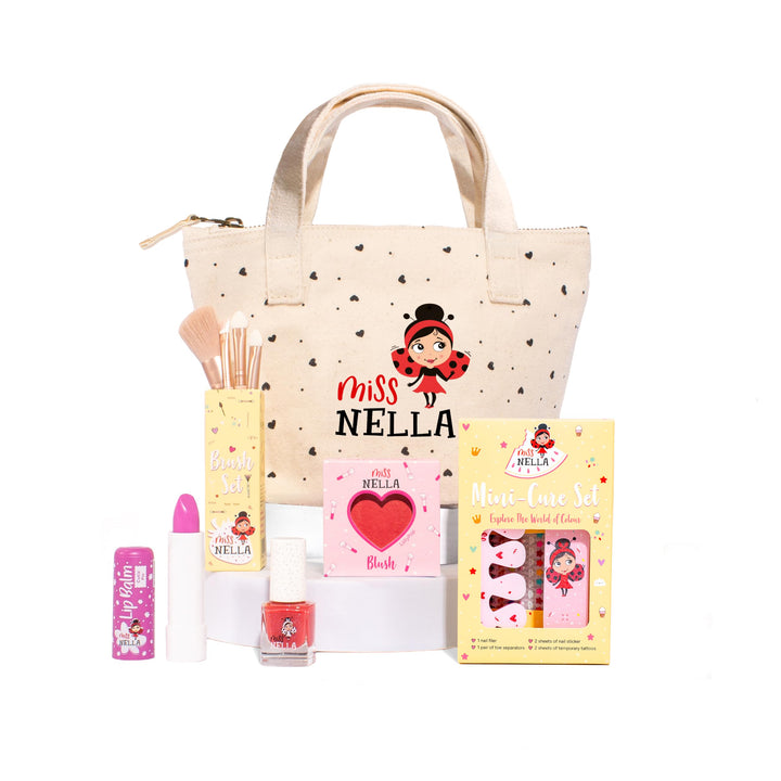 Miss Nella Sonderedition Kinder Make Up und Nagellack Set für kleine Mädchen (Girly Girl, 6, stück)