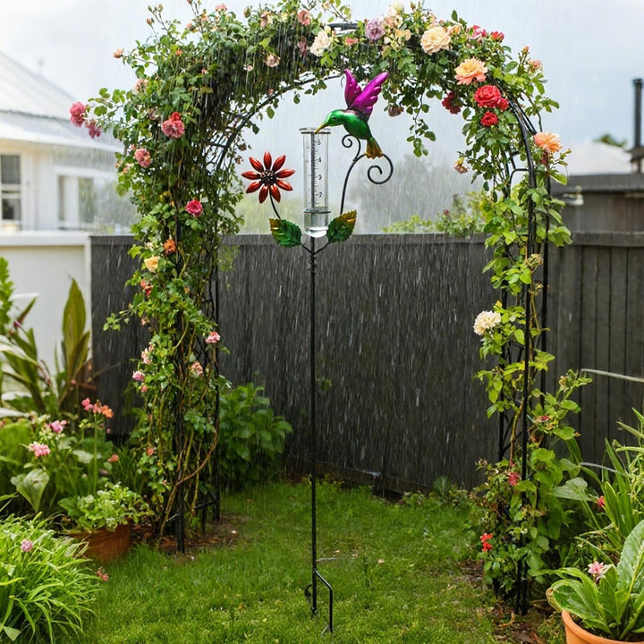 Regenmesser für Garten Niederschlagsmesse Regenwassermessung Gartendeko