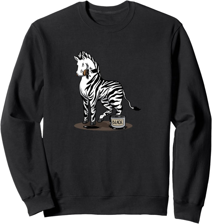 Zebra Farbe Sweatshirt