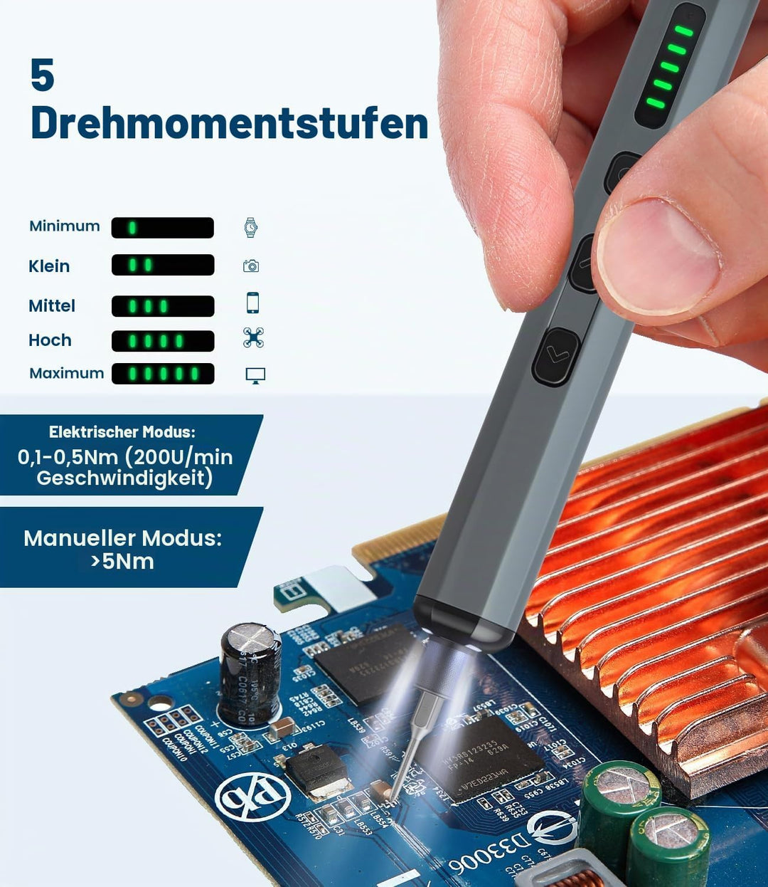 72 in 1 Schraubendreher Elektrisch Set Mini Reparatur Feinmechaniker