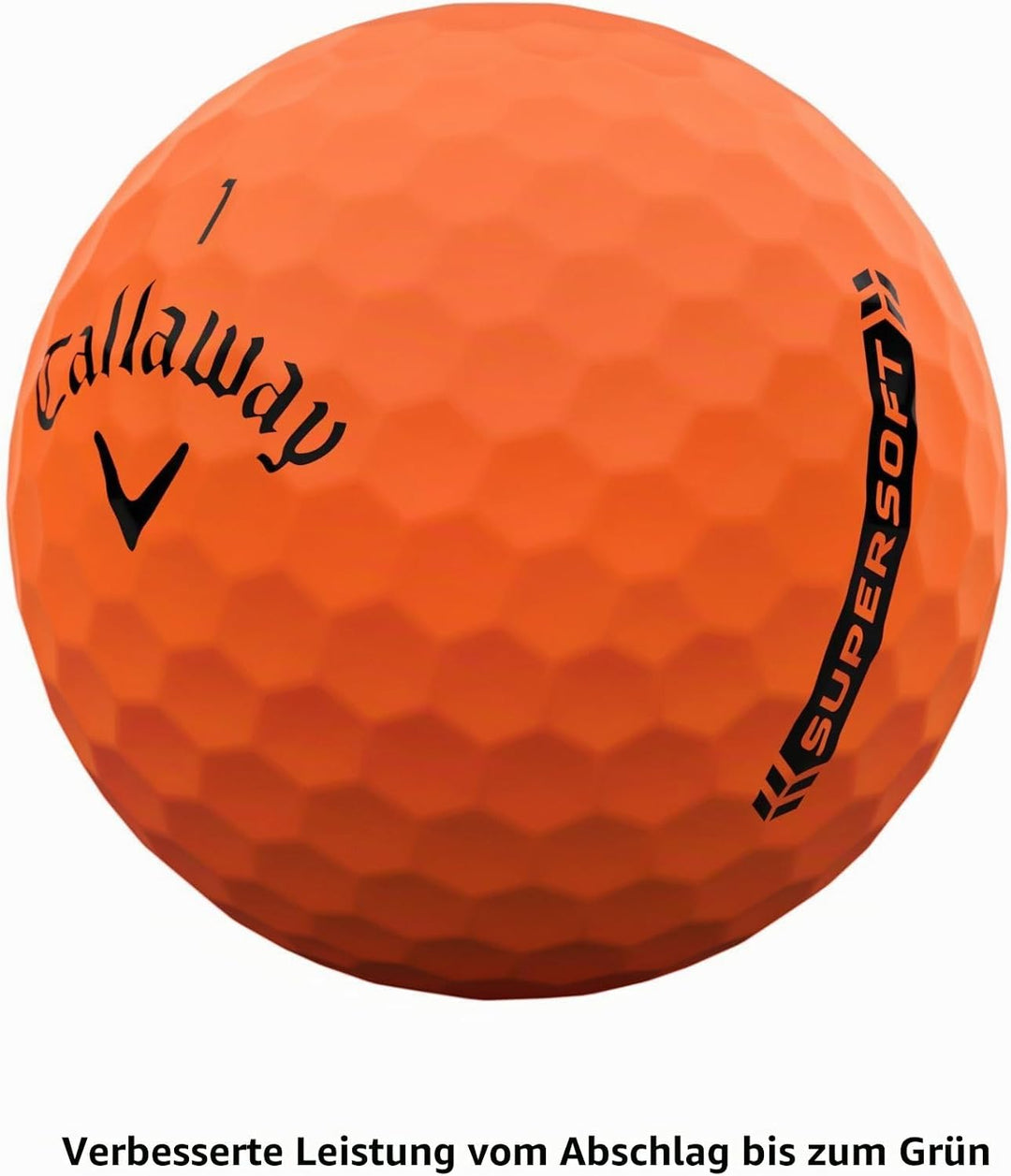 Callaway Supersoft Golfbälle 2023 Orange, Orange