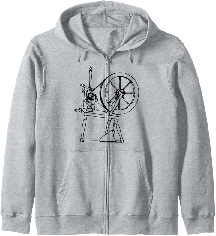 Drehendes Rad Kapuzenjacke