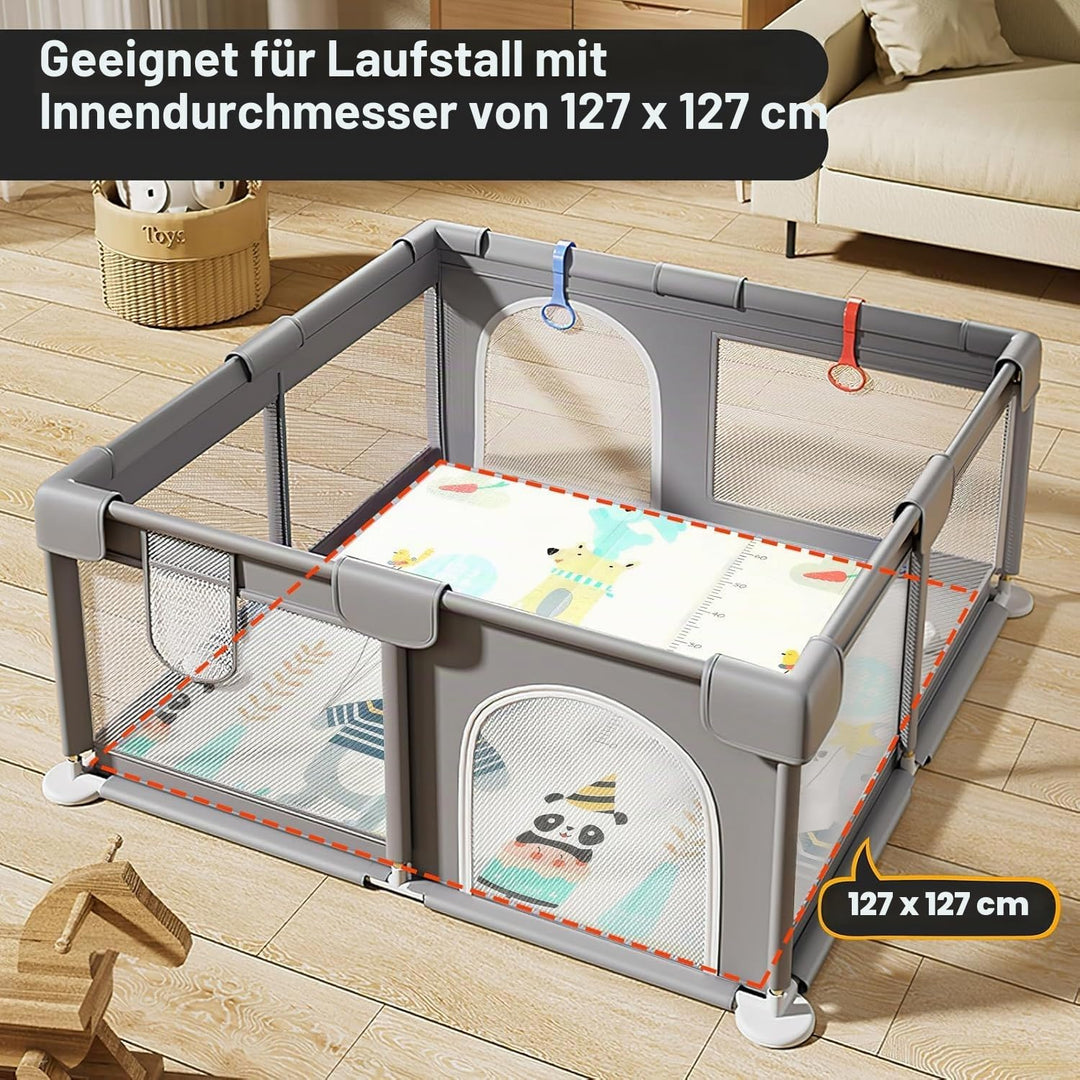 Krabbelmatte Baby Faltbar Spielmatte Baby Faltbar Kindermatte Doppelseitig XPE Matte, Wasserdicht ru