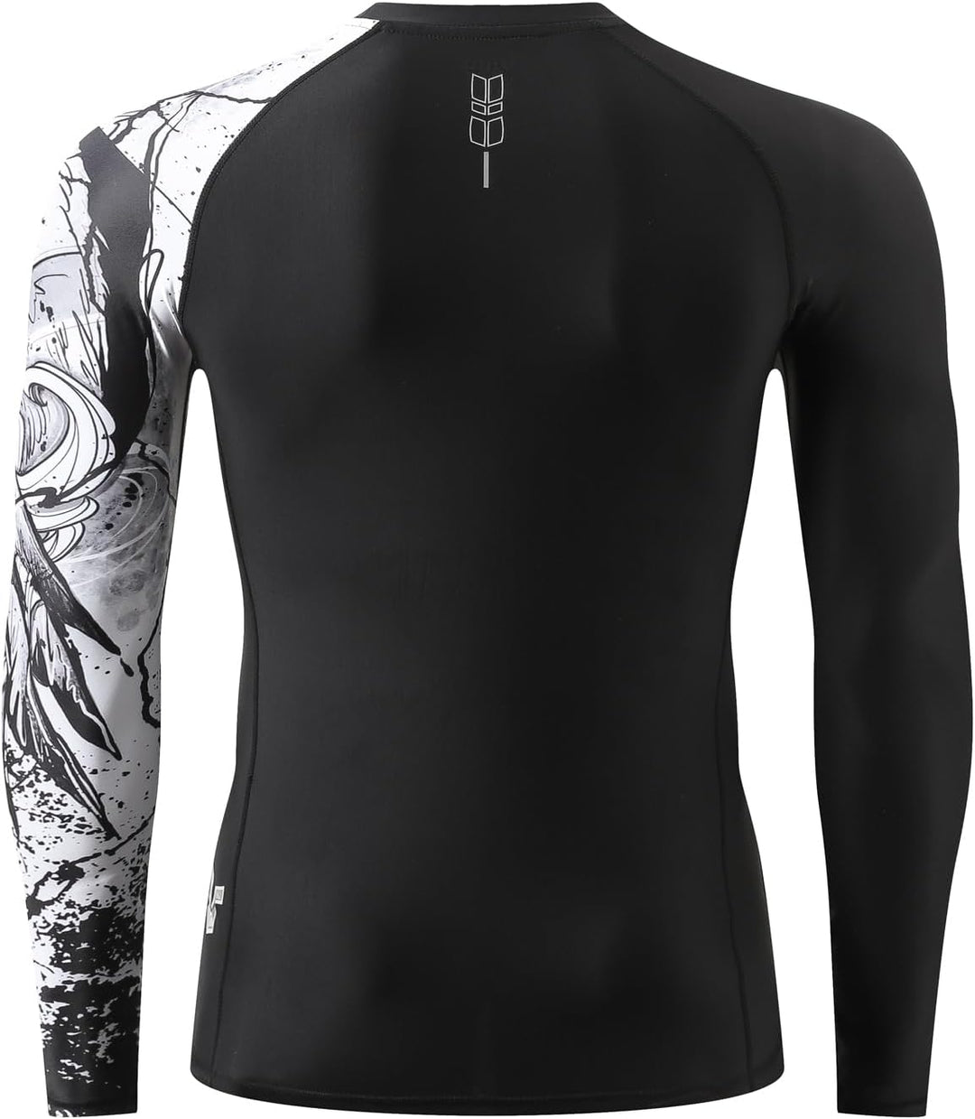 HUGE SPORTS Wildes Tier Rashguard Herren Langarm Kompression Schwimmshirt Schnelltrocknend Sonnensch