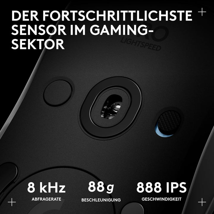 Logitech G PRO 2 LIGHTSPEED kabellose Gaming-Maus für Rechts- oder Linkshänder, mit bis zu 4 anpassb