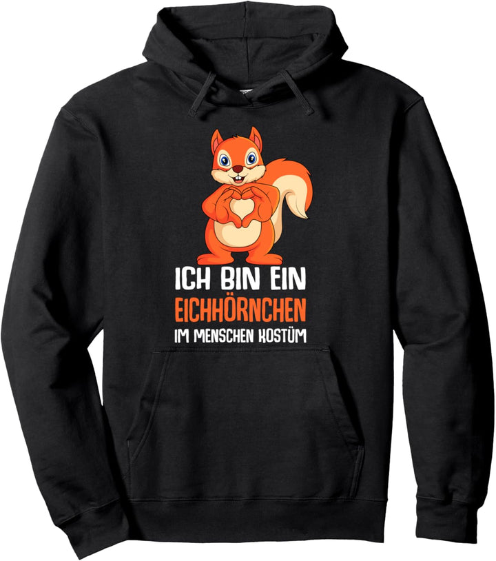 Eichhörnchen Kostüm Damen Kinder Jungen Mädchen Pullover Hoodie