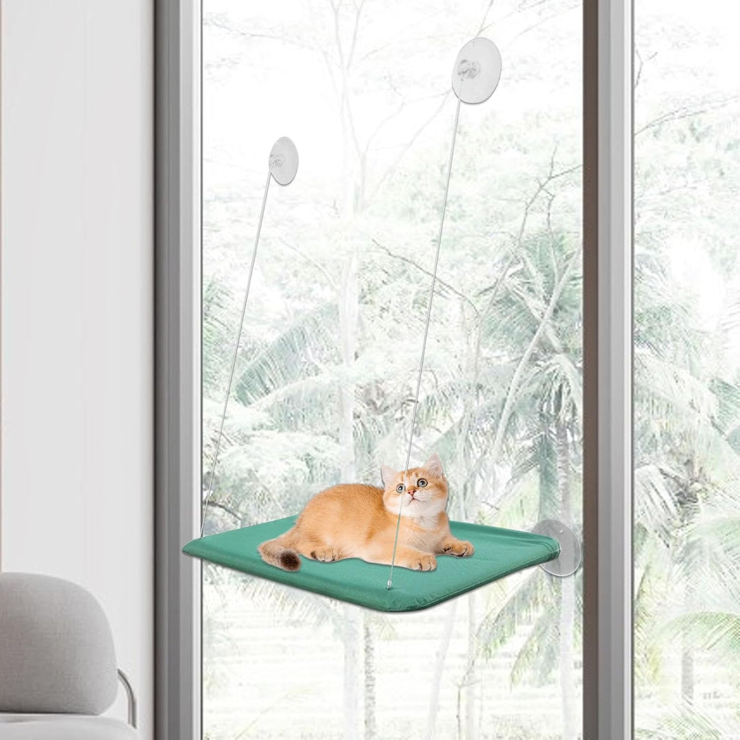 Katzen Hängematte Fensters, Katze Fensters Barsch Mits 4 Starken Saugnäpfen Platz Sparende Katzen Hä