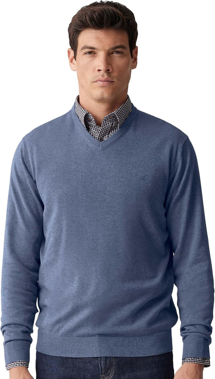 Casa Moda Herren Pullover V-Neck XXL Aqua Bis Petrol, XXL Aqua Bis Petrol