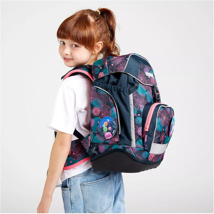 ergobag Pack Set ergonomischer Schulranzen flexibel 6-teilig Set 1. Klasse Grundschule für Mädchen u