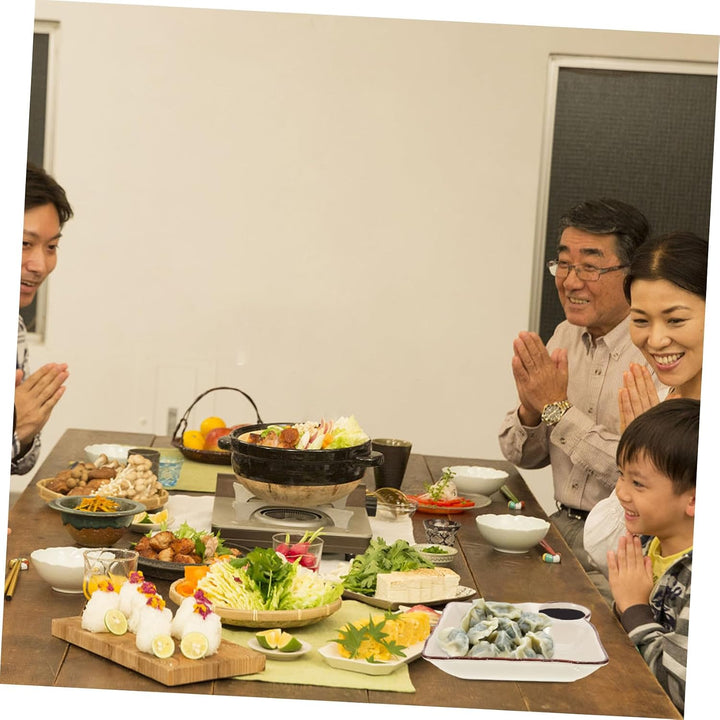 TOYANDONA Keramik Dumpling Teller mit Sossenfach Japanischer Sushi Servierteller aus Bruchfester Ker