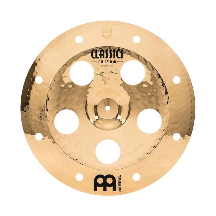 Meinl Cymbals Classics Custom Brilliant Trash China 18 Zoll (Video) Schlagzeug Becken (45,72cm) B12