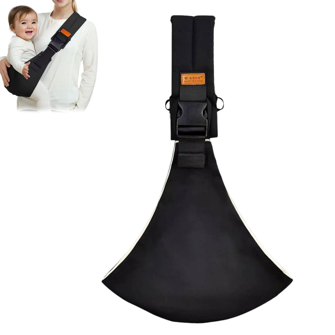 Tragetuch Baby Multifunktion für Säuglinge Kleinkinder (Schwarz)