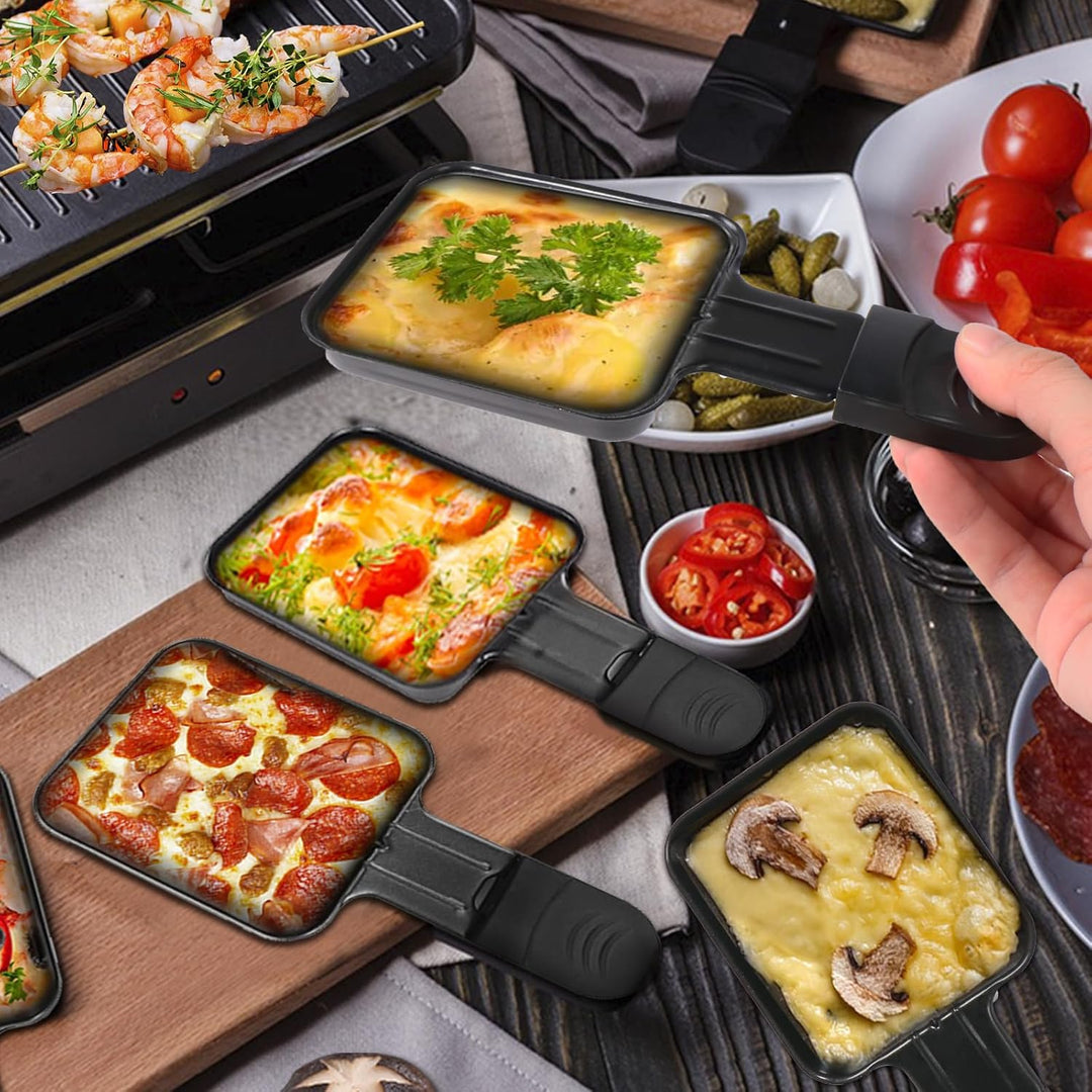 Raclette Pfännchen Mini Antihaftbeschichtet Pfännchen, 8er Set