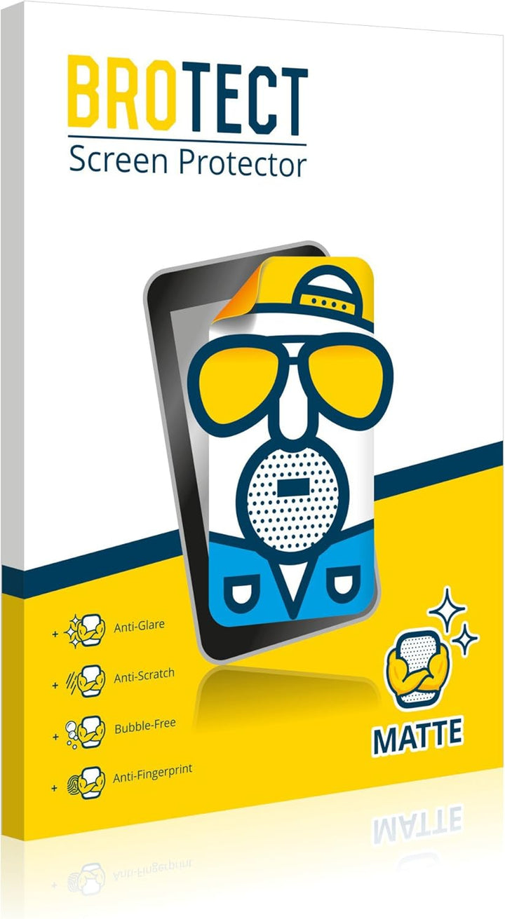 BROTECT Entspiegelungs-Schutzfolie für HP Envy x360 15-bp108ng Matte Displayschutz-Folie, Anti-Refle