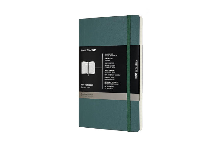Moleskine Professionelles Large Notizbuch (Soft Cover) Waldgrün