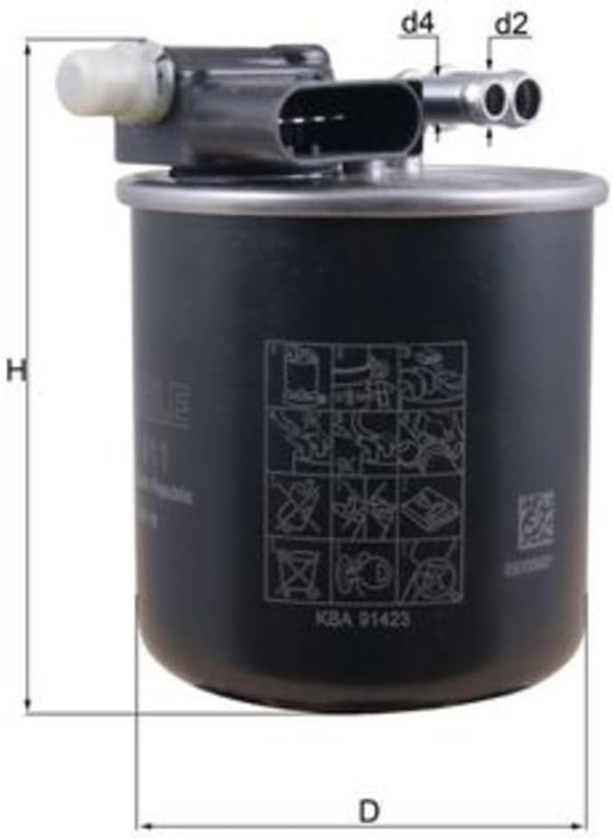 MAHLE KL 911 Kraftstofffilter