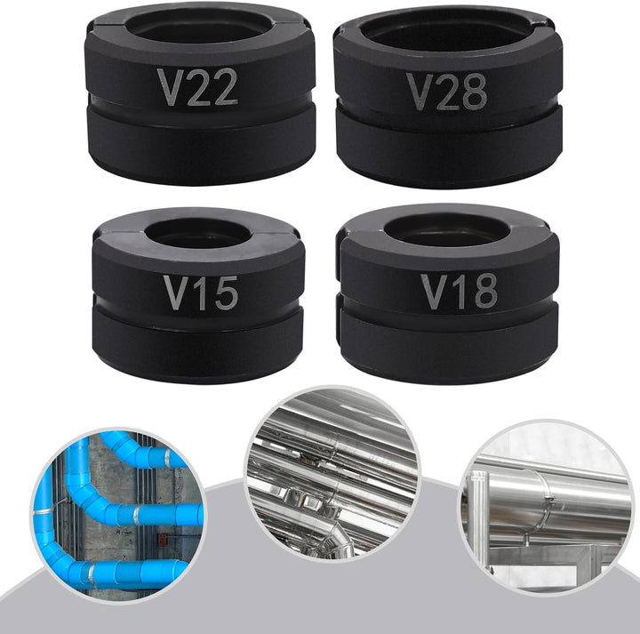 Pressbacken Set V15 V18 V22 V28 Presszange Pressbacken für Kupferrohr
