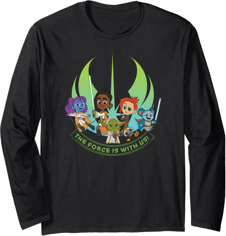 Star Wars Young Jedi Adventures Group The Force Is With Us! Langarmshirt
